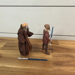 Star Wars The Legacy Collection SL13 Plo Koon & SL11 Saesee Tiin Ships Fast!
