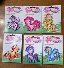 My Little Pony MLP G4 Iconiclips Full Mane 6 Set 2010s