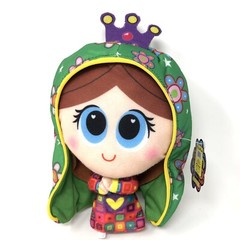 Amparin – Virgencita Plush Doll Celebrate Latin Culture 8” NEW