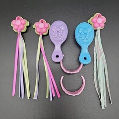 My Little Pony 3 Figures Lot Long Hair Petal Blossom Aloha Pearl Baby Bellaluna