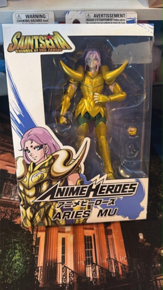 2020 BANDAI–SAINTSEYA ANIME HEROES–ARIES MU FIGURE (NEW)