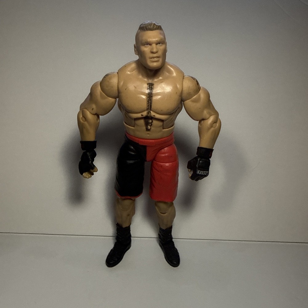 BROCK LESNAR WWE MATTEL ELITE 2011 RARE ACTION FIGURE TOYS R US
