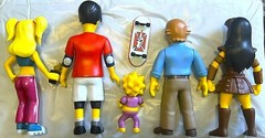 SIMPSONS 25TH ANNIVERSARY action figure lot set MARK HAMILL Britney Spears Xena