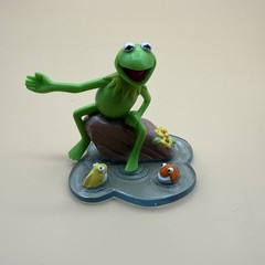 Vintage Applause Kermit the Frog Rock Fish Figurine Muppets Collectible PVC