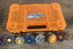 8 Vintage Beyblade Metal With Beyblade Burst Case