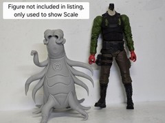 3d Print GREEN LIGHT GANG LARVOX HEAD 7″ Select DC Multiverse SCALE
