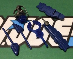 SNAKE EYES (v58) G.I. Joe Retaliation Hasbro Weapon Parts Lot F10 985U