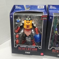 Masters of the Universe Revelation SCARE GLOW And Stinkor Action Figure MOTU Lot