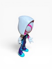 Girls Hasbro Spider-Gwen Action Figure One Size White and Purple