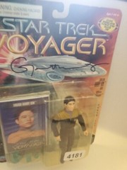 SIGNED ✍️ by Garrett Wang Star Trek Voyager Harry Kim 1995 Action Figure
