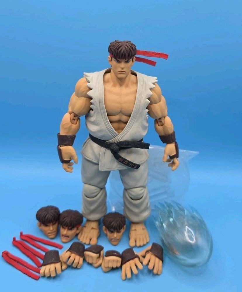 Ultra Street Fighter II Storm Collectibles Ryu 7″ Action Figure Complete Origina