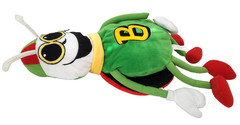 Bertie Beetle Plush Toy Nestle 24″ Vintage Green Red Yellow Wings Scarf 60cm