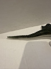 Alligator Crocodile Rubber Toy Figure 1976 Hong Kong