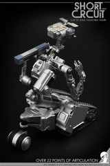 Short Circuit Two Heads Version Resin Statue 1/18 Robot Model 3.75” Cool GYTOYS