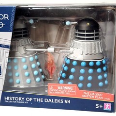 Doctor Who HISTORY OF THE DALEKS #4 Two Figure Action Set 1965 BBC 2020 B&M 1 2