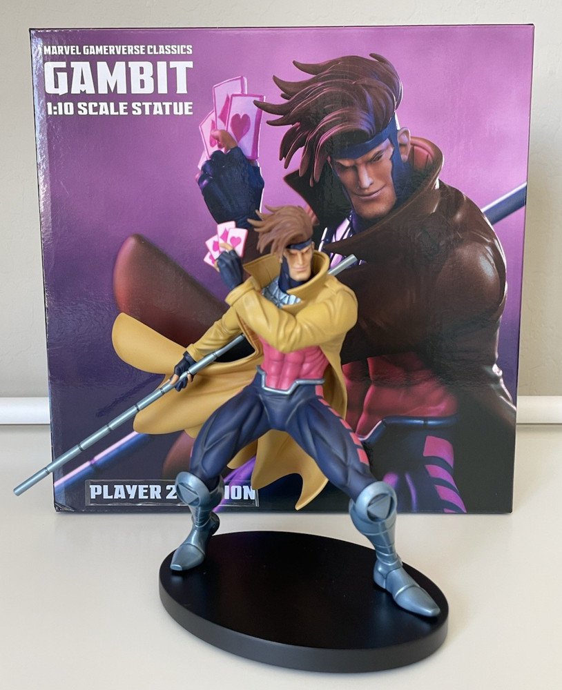 PCS Marvel X-Men Gamerverse Classics Gambit 1:10 Statue (Player 2 Variant, MVC2)