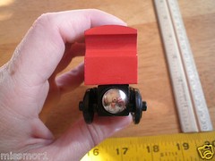 Thomas the Tank Engine James + Tender FOR DISPLAY ONLY wooden NM/M NICE!