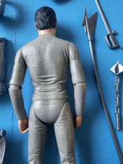 1968 Vintage Marx Sir Stuart Silver Knight Action Figure + Manuel
