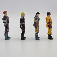 Lot of 4 – 1980s Kenner M.A.S.K. Figures Malloy Lopez Turner Sludge MASK