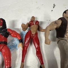 Lot of 6 WWE Wrestling figures Jakks Signature And Bone Crushing Series Kane, Dx