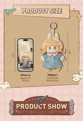 POP MART Labubu The Monsters Hair Salon Seriers Plush Pendant Dolls in Open Box