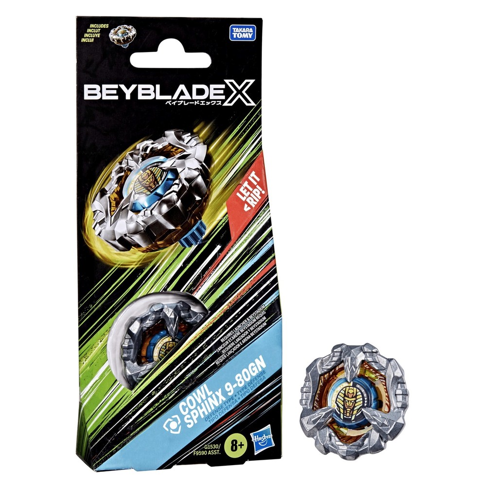 Beyblade X Cowl Sphinx 9-80GN Booster Pack Defense Type Battling Top