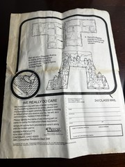VINTAGE KENNER STAR WARS 1981 DISPLAY ARENA MAIL AWAY OFFER 100% COMPLETE W BOX!