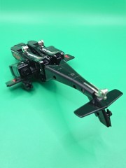 Vintage Gobots Warpath Helicopter Robot Figure 1980s Loose Missing Propeller