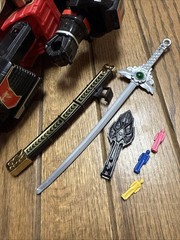 1994 Mighty Morphin Power Rangers Deluxe Thunder Megazord Incomplete