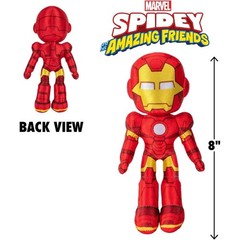 Marvel Spidey & His Amazing Friends 8″ Iron Man Plush Spider Man Stuffed Animal