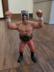 Galoob 1990 Sting WCW Series 1 Figure UK Exclusive Orange Pants Variant w/belt