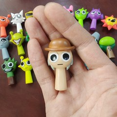 48Pcs Sprunki Action Figure Toys Mini 3-5cm/1.2-2in Cartoon Character Figurines