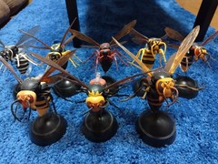 Creature Encyclopedia Hornet Gacha Bandai Figure Insect Full Complete