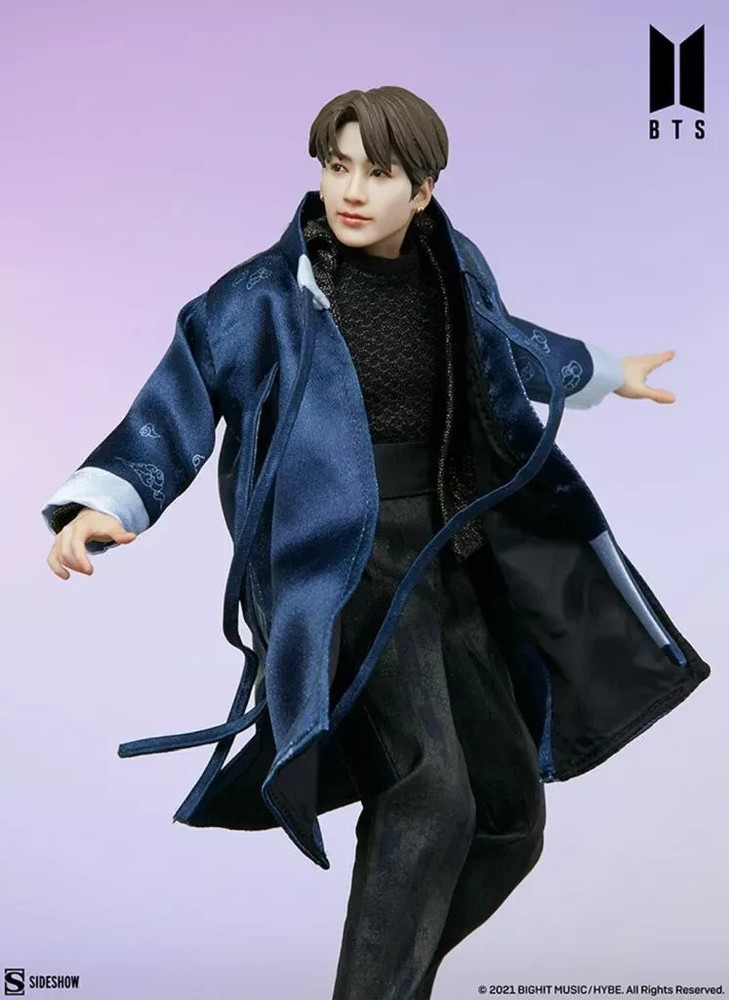 BTS IDOL Jung Kook Non-scale Statue Blue Figure Official Sideshow From Japan