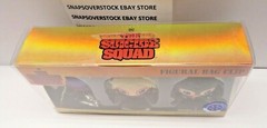 THE SUICIDE SQUAD 3-PC FIGURAL 3D BAG CLIPS ~ HARLEY QUINN,BLOODSPORT,PEACEMAKER