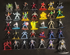 Jada Toys Nano Metalfigs Marvel 1.65″ Diecast Metal Collectible 34 Figures Nice