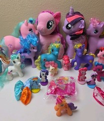 My Little Pony Mixed Lot of 22 Random Figures Various Sizes/Years Some Vintage