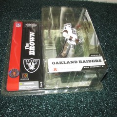 McFarlane 2004 Tim Brown Oakland Raiders series 8 (rookie piece) variant/Chase
