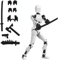 Dummy 13 Model Kit 3D Printed Articulated Robot Snap Fit Figure