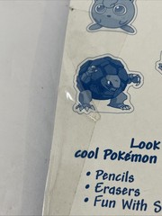 6 Pencils With Eraser Toppers Vintage 1999 Pokémon Gotta Catch ’em All! Rose Art