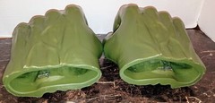 Hasbro Marvel Incredible Hulk Green Foam Hands Fists Gloves MCU Toy Cosplay✨
