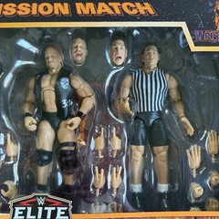 WWE Elite Wrestlemania 13 Submission Match 3 Pack Figures JHL71 *FACTORY SEALED*