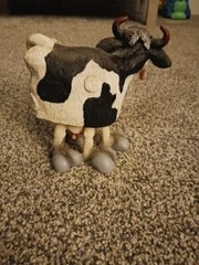 Cartoonish Booble Cow Body Figure
