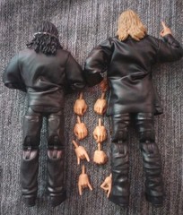 WWE Elite Outsiders Scott Hall Kevin Nash Figure Lot Wrestling nWo Walmart Excl.