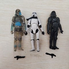 3pcs Star Wars Shadow Stormtrooper Sandtrooper 3.75″ Figure – Full Articulated