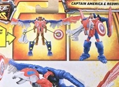 Marvel Mech Strike Mechasaurs Captain America & Redwing 4″ Action Figure Hasbro