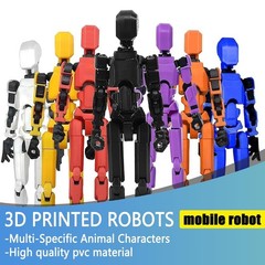 3D Printed Titan 13 Action Figure Upgrade Black Complete Assembly Collectible