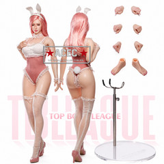 TBLeague SR-AD02H 1/6 Pink Bunny Girl Female Seamless Body Full Set Pale L Bust