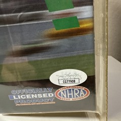 Signed – New McFarlane Series 3 Racing Figure John Force NHRA Drag Racing *JSA*