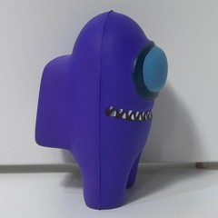 Purple Among Us Imposter Squishy Toy Stress Ball Kawaii Licensed Game Character